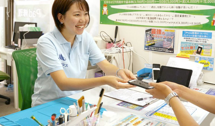 アメモバ店内